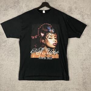 Kali Uchis Shirt Mens Large Black Red Moon In Venus Tour 2023 Concert Graphic